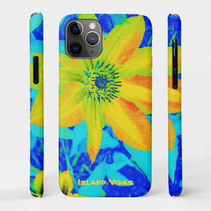 Bright Colourful Yellow Orange Flower Personalised Case-Mate iPhone Case