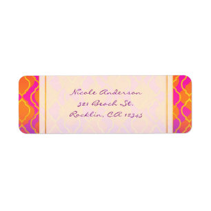 Bright Colours Arabian Moroccan Glam Invitation