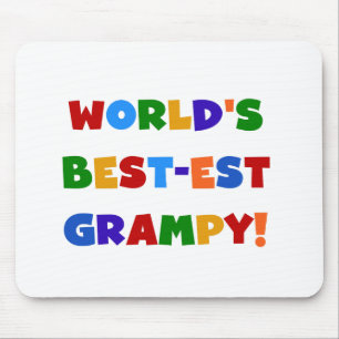 Bright Colours Best-est Grampy T-shirts and Gifts Mouse Pad