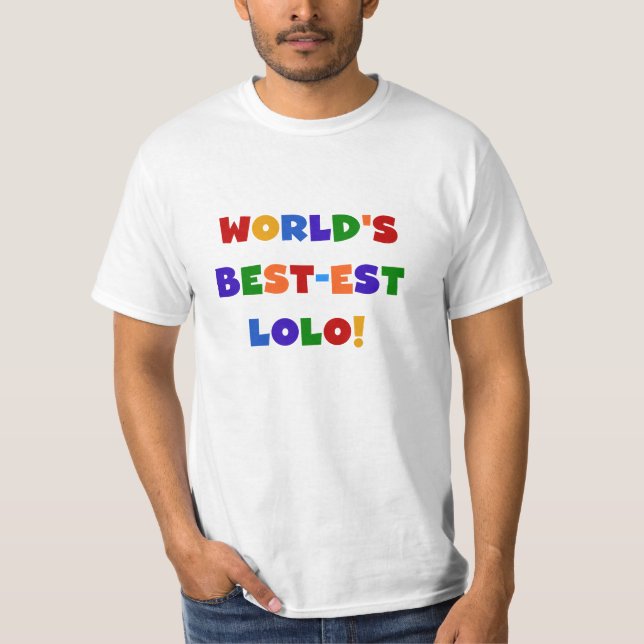 Bright Colours Best-est Lolo T-shirts and Gifts (Front)