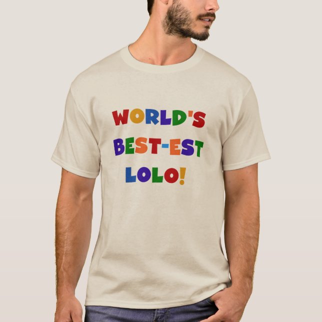 Bright Colours Best-est Lolo T-shirts and Gifts (Front)