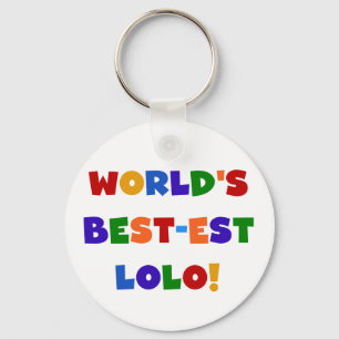 Bright Colours Best-est Lolo T-shirts and Gifts Key Ring