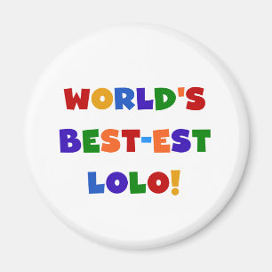 Bright Colours Best-est Lolo T-shirts and Gifts Magnet