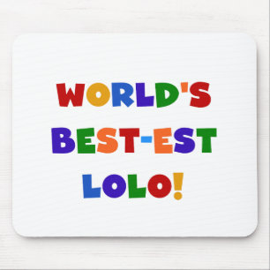 Bright Colours Best-est Lolo T-shirts and Gifts Mouse Pad