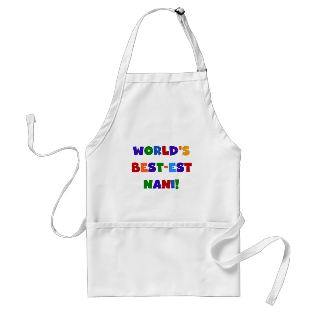 Bright Colours Best-est Nani T-shirts and Gifts Standard Apron (Front)