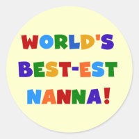 Bright Colours Best-est Nanna Tshirts
