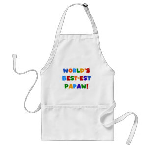 Bright Colours Best-est Papaw Tshirts and Gifts Standard Apron