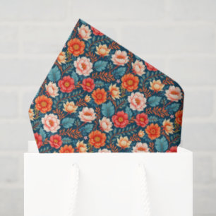 Bright Colours Chinoiserie Tissue Paper