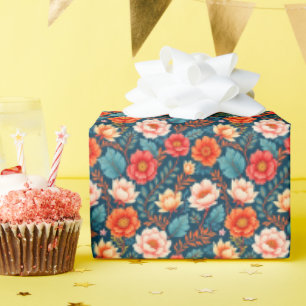 Bright Colours Chinoiserie Wrapping Paper