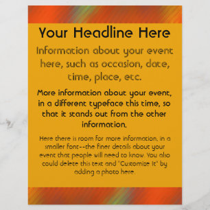 Bright Colours Flyer