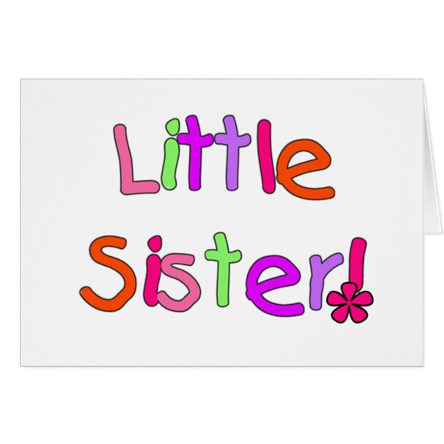 Bright Colours Little Sister (Front Horizontal)