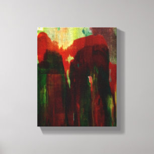Bright Colours Original Abstract Art Painting Canvas Print