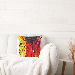Bright Colours Patterns Painting. Buy Now Cushion