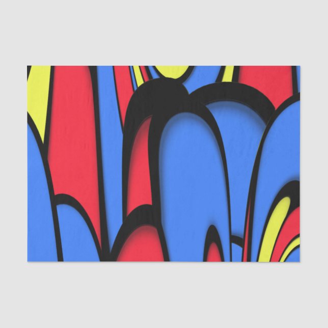 Bright  Colours Tissue Paper (Front)