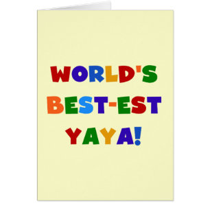 Bright Colours World's Best-est Yaya Gifts