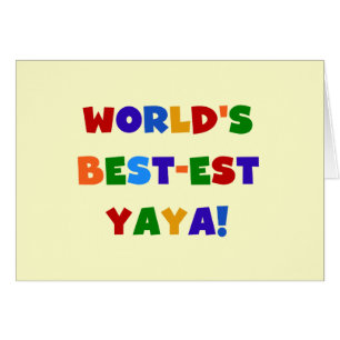 Bright Colours World's Best-est Yaya Gifts