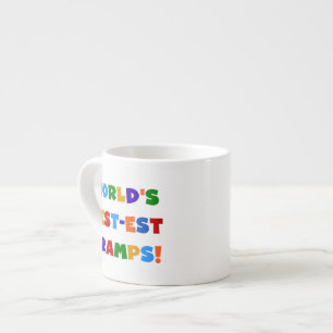 Bright Colours World's Best Gramps Gifts Espresso Cup