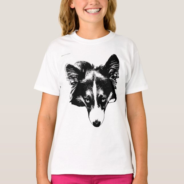 bright contour gaze T-Shirt (Front)