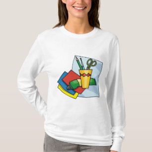 Bright Craft Supplies Colorful Art Tools T-Shirt