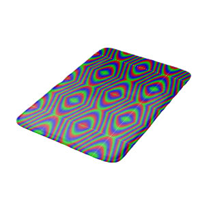 Bright Curves Bath Mat