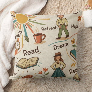 Bright Day Collage Cushion