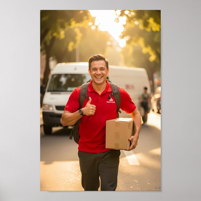 Bright Delivery Spirit at Sundown Poster (Front)