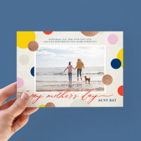 Bright Dots Happy Mother's Day Aunt Photo