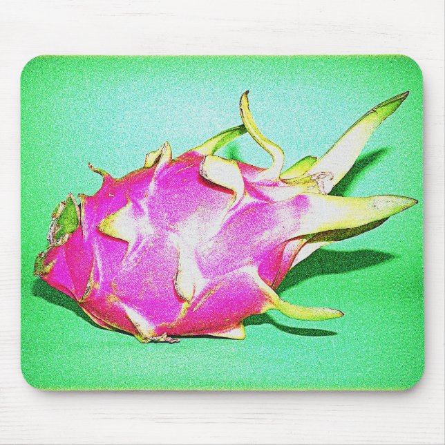 "Bright Dragon Fruit" Cute Photo. Buy Now Mouse Pad (Front)
