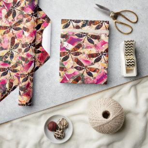 Bright dragonflies wrapping paper