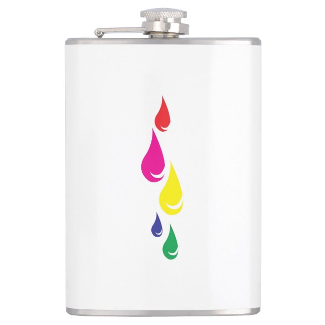 Bright Drops Flask (Front)