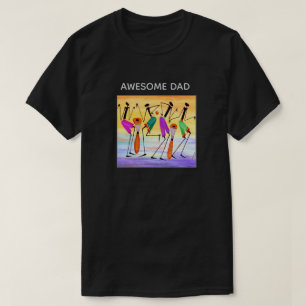 Bright, elegant, Expression of Happiness, Black T-Shirt