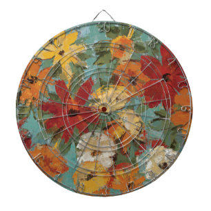 Bright Expressive Garden Dartboard
