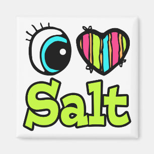 Bright Eye Heart I Love Salt Magnet