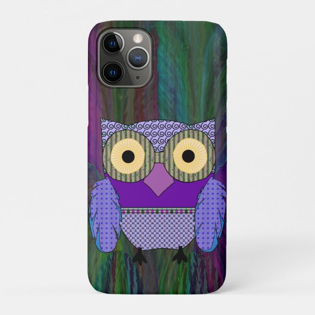 Bright Eyed Owl Case-Mate iPhone Case (Back)