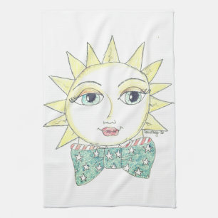 Bright Eyed Sun - Kitchen Towel