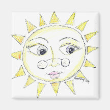 Bright eyed sunny Magnet