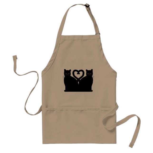 Bright Eyes Heart Standard Apron (Front)