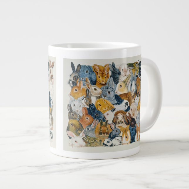 Bright Eyes Large Coffee Mug (Front Right)