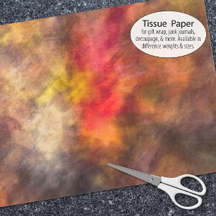 Bright Fall Lea Impressionist Design  Tissue Paper