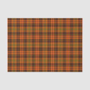 Bright Fall Plaid Tissue Paper
