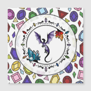 Bright Fantasy Gemstone Elegant Amethyst Dragon