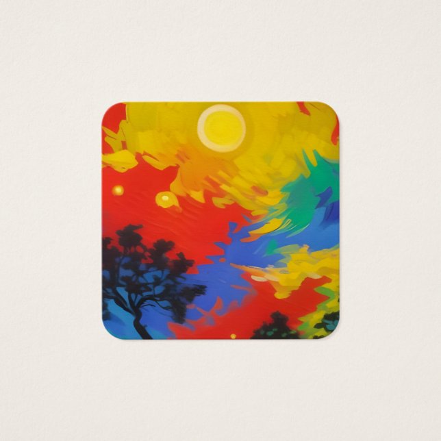 Bright fantasy sunset (Front)