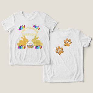 Bright & Festive "Happy Easter Everyone" Colourful Tri-Blend Shirt