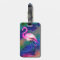 Bright Flamingo Luggage Tag