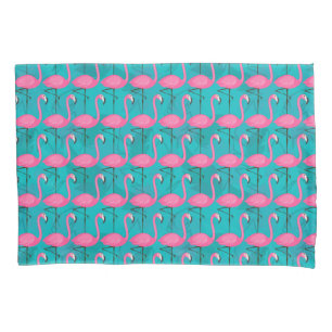 Bright Flamingo Pattern Pillowcase