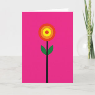 Bright Floral Art Card
