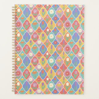 Bright Floral Frame Pattern – Colorful Botanical Planner