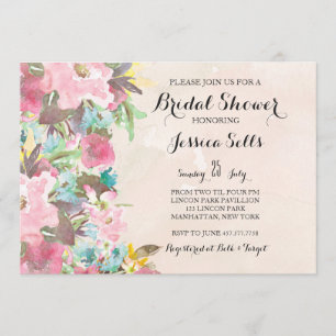 Bright Floral Invitation