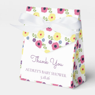 Bright Floral Party Favour Box