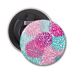 Bright Floral pattern 2 Bottle Opener